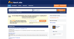 Desktop Screenshot of getranchjobs.com